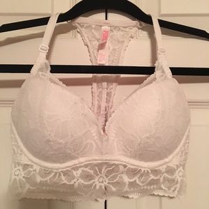 Victoria’s Secret Pink bra - white lace- XS